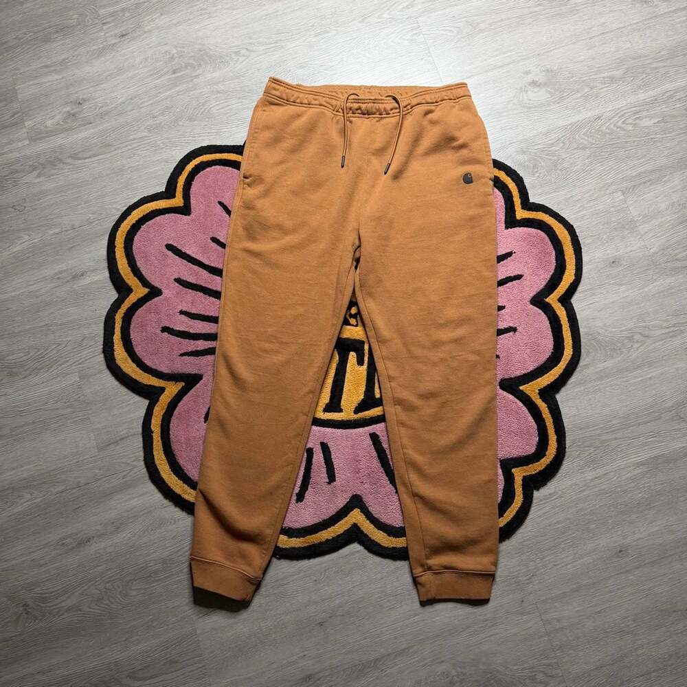 Carhartt Relaxed Fit Jogger Sweatpants Size Large Brown
